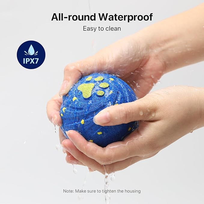 Interactive Dog Toys Balls Moving - Smart Automatic Bouncing Interactive Dog Ball, Durable Pet-Safe E-TPU Material, IPX7 Waterproof, Anti Boredom Dog Toys to Keep Them Busy for Large and Small Dogs