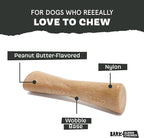 Barkbox Super Chewer Tough Dog Chew Toys for Aggressive Chewers, Dental Stimulating (PB Bone - Small)