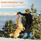 Dog Chew Toys for Aggressive Chewers,Food Grade Non-Toxic Dental Pet Toy,Tough Durable Indestructible Dog Toys for Medium Large Dogs.Orange