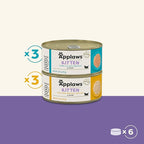Applaws Natural Wet Kitten Food, Limited Ingredient, Grain-Free, Protein with No Artificial Additives,Variety Pack in Broth (24 x 2.47oz Cans)