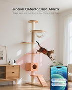 PGST Camera for Home Security Indoor, WiFi Home Security Camera 1080P Two-Way Audio, Night Vision, Motion Sensor, Automatic Tracking, Cloud/SD Storage, Compatible with Alexa