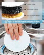 Dog Water Fountain Stainless Steel, 7L/1.8Gal Pet Fountain Water Bowl with Multi-Filtration & Deeper Drinking Aera, Large cat Water Fountain with Water Window & LED, Ultra-Quiet