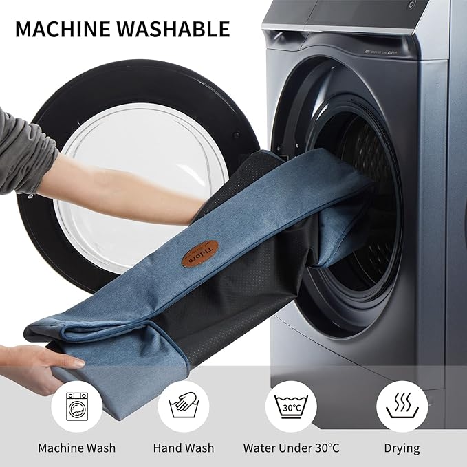 Orthopedic Dog Beds for Small Dogs, Durable Egg Crate Foam Sofa Dog Bed wit Washable Removable Cover,Waterproof Lining and Nonskid Bottom,Pet Bed for Medium Dogs (Navy Blue, Medium)