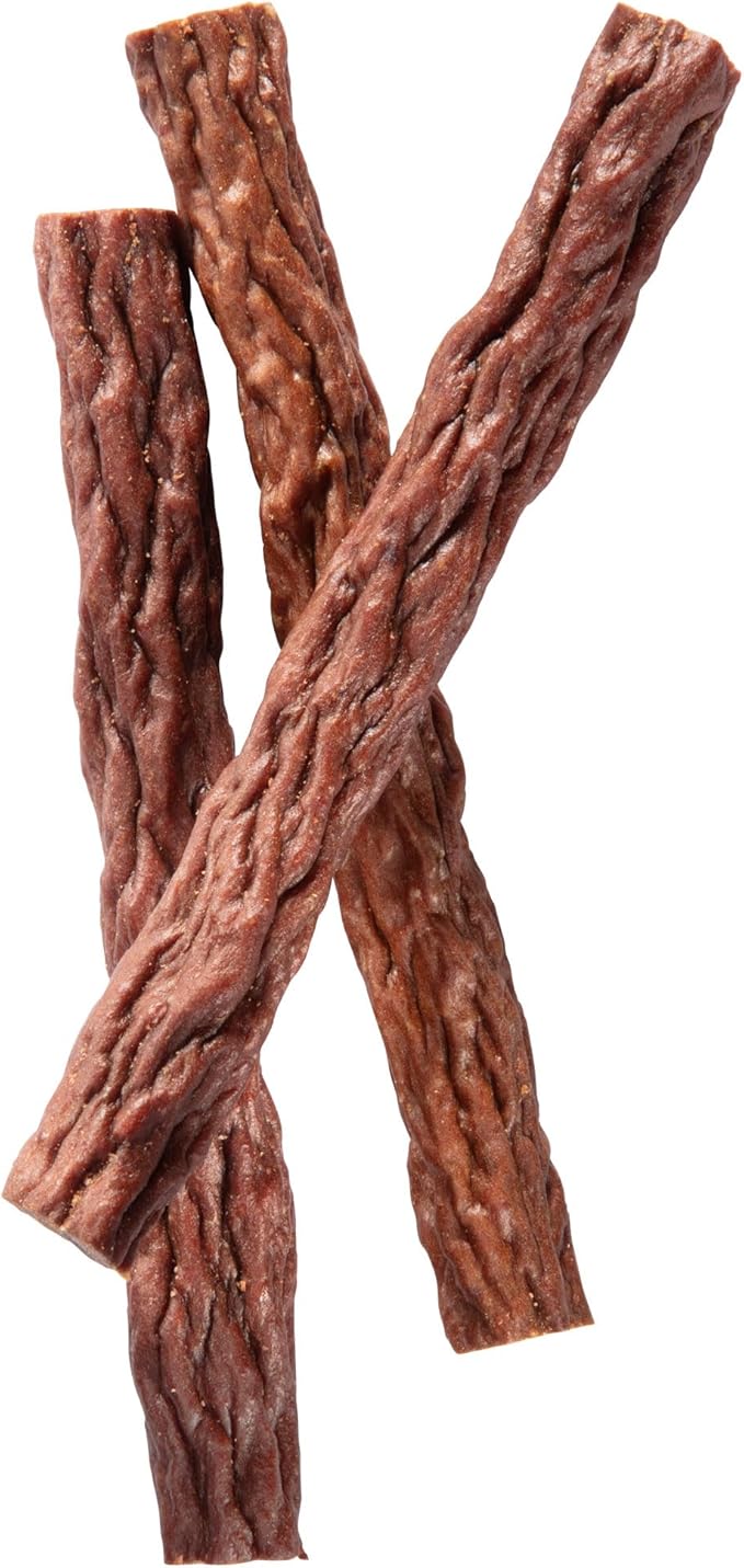 Happy Howie's Woof Stix - Healthy Dog Treats, Flavorful Slow Cooked Beef Stick, Natural Ingredients, Hormone Free - Beef, 80 Count (Pack of 1)