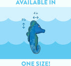 Spunky Pup Clean Earth Recycled Seahorse Dog Toy | Made from 100% Recycled Water Bottles | Eco-Friendly | Squeaker | Plush Toy for Small to Medium Dogs | Made in The USA