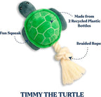 Dog Toys | Plush Toy Turtle Stuffed Animal for Dogs | Medium Eco Friendly Toy - Easy to Clean and Made from Non Toxic Materials