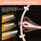 Lynxking Dog Leash Slip Lead Reflective Breathable Rope Comfortable Strong No Pull Slip On Pet Training Lead for Dogs