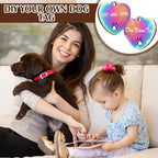 Hicarer 30 Pcs Stainless Steel Blank Pet ID Tags Personalized Dog Name Tag with Hollow Design Engraved on Both Sides Dog Cat Collar Name Accessories Regular Size DIY (Heart Shape)