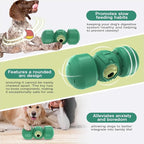 KADTC Extra-Large Dog Treat Dispenser Toy Rolling Giggling Indestructible Durable Bone Puzzle Feeder Toys Adjustable Food Dispensing Speed for Medium/Large/Extra-Large Dogs Aggressive Chewers