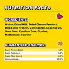 Temptations Creamy Puree Squeezable Lickable Wet Cat Treats with Cheese, 0.42 oz. Tubes, 4 Count, Pack of 11 (44 Total)