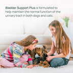 pawTree Bladder Support Plus for Dogs and Cats - Bladder & Urinary Tract Wellness Supplement - with D-Mannose, Cranberry, Glucosamine and Marshmallow Root to Support Bladder Health (Large)