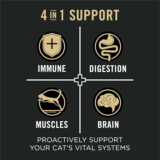 Purina Pro Plan Vital Systems Salmon and Egg Formula 4-in-1 Adult Dry Cat Food - 5 lb. Bag