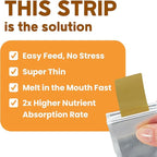 NeLM Supplements & Vitamins for Dogs - Mouth Dissolving Strips - Multivitamin, Eye, Hip & Joints, Gut, Dental Support - Pet Health Supplies - 30 Stips(Pack of 1) (30 Strips (Pack of 1), Multivitamin)