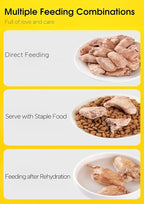 7 OZ Freeze Dried Chicken Hearts Treats for Dogs Cats, High Protein Raw Dog Food Topper, Single Fresh Ingredient Treats, Rawhide Free