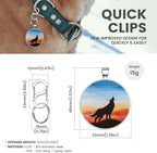 Personalized Dog Tags - Custom Dog Name Tags with QR Code for Instant Pet Location Alerts