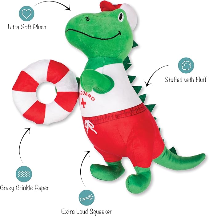 Fringe Studio Plush Dog Toy, to The REX-CUE!, Pet Shop Collection (314597)