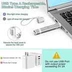 TBTeek Cat Toy, USB Rechargeable Interactive Kitten Toy, 7 Light Modes & Adjustable Patterns, Portable Pet Cat Mouse Toy for Fun Chase Play Exercise (2 Pack)