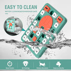 Dog Puzzle Toys,Interactive Treat Puzzle Dog Toy for IQ Training & Mental Stimulating,Treat Puzzle Dispensing with Squeaky Design for Large Medium Smart Dogs