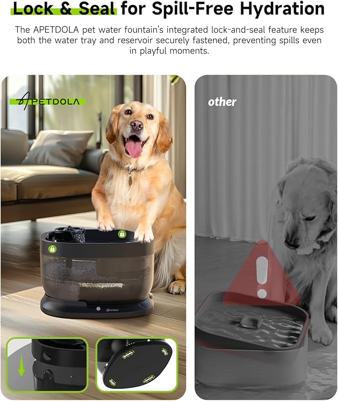 3L Automatic Cat Feeder,5G & 2.4G Wi-Fi Timed Cat Food Dispenser+Wirelss Dog Water Fountain 7L,Battery Operated Wirelss Dog Water Dispenser + 1-10 Meals Per Day