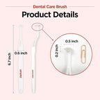 JAYU PET Dental Care Brush (Soft Bristles) 3ea - Dog Toothbrush, Cat Toothbrush, Dental Care for Kitten and Small Dogs, Removing Old Plaque and Tartar, Cat Teeth Brushing & Easy Cleaning