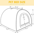 Cat Bed for Indoor Cats,Foldable cat cave,Anti-Slip & Water-Resistant Bottom,cat Houses for Indoor Cats or Small Dogs,Kitten Tent,Rabbit Bed,cat beds & Furniture