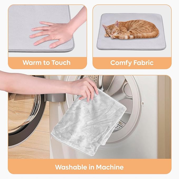 Large Cat House for Outdoor Cats Weatherproof, Indestructible Feral Cat House for Outside, Waterproof Elevated Kitty Pet House with Soft Pad, Extra Roof Cover, Easy Assembly, Barn, Porch