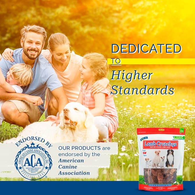 PCI Pet Center Inc. Lamb Crunchys Raw Dehydrated Lamb Lungs Dog Treats, 16 Ounce Pack, LAM-016MC