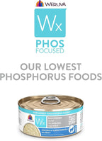 Weruva Wx Phos Focused Chicken and Tilapia Formula in Gravy 5.5oz Can, Pack of 8