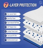 Large Puppy Pee Pads 22x36 Inch 100-Pack | Extra Absorbent Potty Training Pads for Dogs | Leakproof Quick-Dry & Odor Blocking Pet Housebreaking Supplies