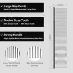 Dog Slicker Brush for Golden Doodle Grooming Kit - Dematting Brushes for Goldendoodles, Labradoodles, Poodles - Pet Hair Brush for Medium & Long Haired Dogs - Large (Black)