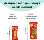 Huxley & Kent Funny Dog Toy w/Squeaker – Power Plush Squeaky Dog Toys for Small, Medium & Large Dogs – Soft Stuffed Animal for Indoor Play & Fetch - Roscos, Large