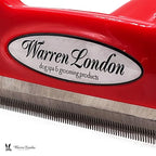 Warren London Deshedding Brush for Large Dogs, Long Hair | 4″ Stainless ¼″ Blade | Rapid Undercoat Removal for Goldens, Huskies & Collies | Pro Grooming Handle