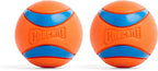 Chuckit! Ultra Ball Dog Toy - Medium Bouncy Fetch Balls For Dogs 20-60 lbs - Made from Durable Rubber - Floating Water Pet Toys - Size Medium - 2.5-inch Diameter - Pack of 2