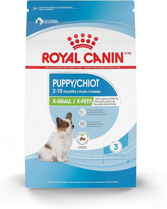 Royal Canin Size Health Nutrition X-Small Puppy Dry Dog Food, 3 lb Bag