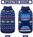BINGPET Cat Sweater,Cat Outfit Sleeveless Winter Sweater with Snowflake Pattern,Soft Turtleneck Knitted Kitten Puppy Apparel,Cute Winter Pet Clothes for Cold Weather
