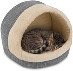 Cozy Cat Cave by Best Pet Supplies - Gray, 17 x 15 x 14