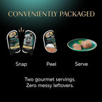 Sheba Perfect Portions Kitten Wet Cat Food Pate Chicken Entree and Salmon Entree, 2.6 oz. Twin-Pack Trays (12 Count, 24 Servings) (Pack of 2)