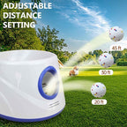 Automatic Ball Launcher for Dogs,Dog Ball Thrower Launcher with 3 Launching Distance 20-45FT,6 2.3 Inch ETPU Tennis Balls,Interactive Dog Toys Indoor Outdoor Ball Thrower Machine for Small/Medium Dogs