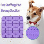 Silicone Snuffle Mat for Small Dogs Puppy Cat Slow Down Eating,Slow Feeder Lick Mat for Dry Wet Food for Pet Training Smell,Encourages Natural Foraging Skill,Relieving Stress