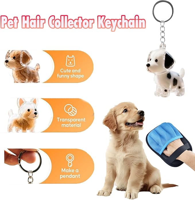 Blue Pet Hair Removal Glove for Dogs & Cats,The Magic Brush Pet Hair Remover,Five-Finger Electrostatic Pet Hair Gloves for Furniture,Car,Couch,Carpet,Essential Pet Supplies