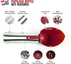 PupFlask Large Dog Water Bottle | 27 or 40 OZ Stainless Steel | Convenient Dog Drink Dispenser | Puppy Travel Water Bowl | Portable Pet Hydration Bottle | Leak Proof | Perfect Size For All Breeds