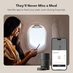 PETLIBRO Automatic Dog Feeder, 5G Wi-Fi 8L Large Dog Food Dispenser with Vacuum-Sealed Cat Feeder for Airtight Storage, Auto Pet Feeder with 187mm Large Food Tray for Medium Large Breed Dog Cat 34Cups