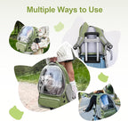 Expandable Cat Backpack,Cat Bubble Backpack Carrier for Carrying Cats, Pets and Small Dogs,Airline-Approved,Designed for Travel, Hiking, Walking,Car