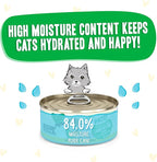 Weruva B.F.F. Play - Best Feline Friend Paté Lovers, Aw Yeah!, Chicken & Lamb Laugh Out Loud with Chicken & Lamb, 5.5oz Can (Pack of 8)