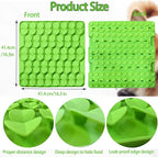 Large Silicone Snuffle Mat for Small Medium Large Dogs Slow Down Eating,Slow Feeder Lick Mat for Dry Wet Food for Pet Encourages Natural Foraging Skill,Relieving Stress (Green)
