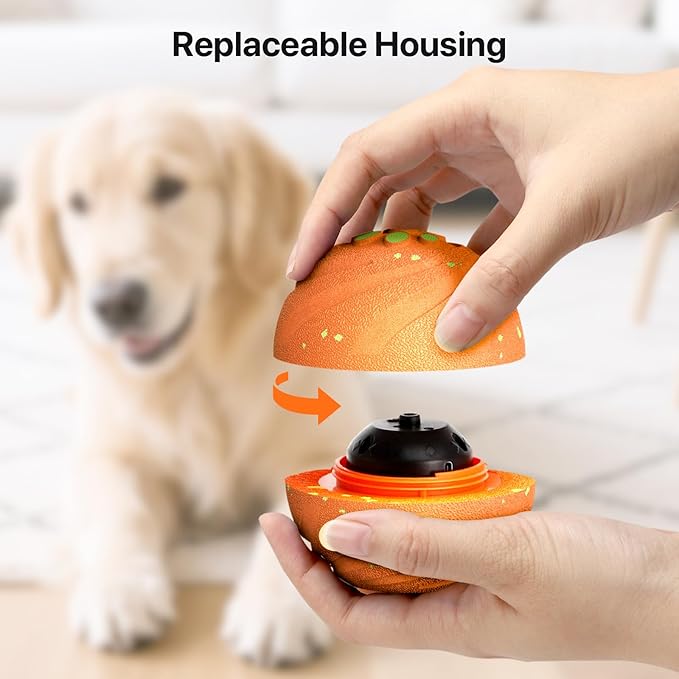 Interactive Dog Toys Balls Moving - Smart Automatic Bouncing Interactive Dog Ball, Durable Pet-Safe E-TPU Material, IPX7 Waterproof, Anti Boredom Dog Toys to Keep Them Busy for Large and Small Dogs