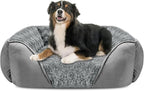 INVENHO X-Large Dog Bed Rectangle Washable Orthopedic Soft Calming Sleeping Durable Pet Cuddler with Anti-Slip Bottom