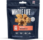 Whole Life Cat Just One Salmon Freeze Dried Cat Treats - Human Grade High Protein Food, Healthy Training Snacks, Freeze Dried Salmon Food Toppers, USA Made Natural Treats - 7.5 oz (Pack of 1)
