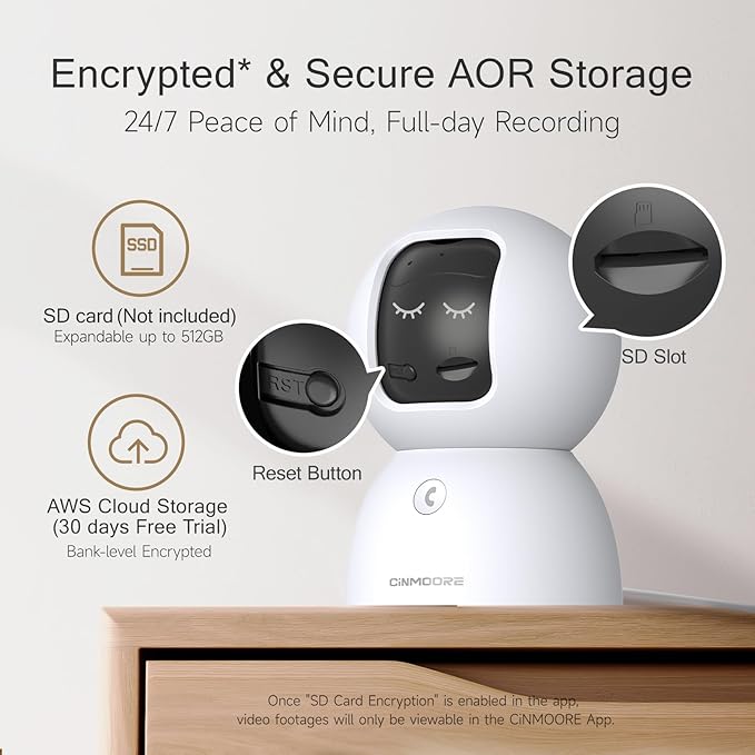 5G Security Camera Indoor 3-Pack, No-Monthly-Fee AI Tracking Facial Recognition, 3K Pet/Dog Camera with Speaker/Phone App, PTZ WiFi Baby Monitor Cameras for Home Security, 0-Glow Night Vision