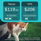 Tabcat V2 Cat & Kitten Tracker - More Accurate Than GPS - No Monthly Fee or Subscription - Includes 4 Homing Tags - Up to 500ft Range - Small & Lightweight Tags Perfect to Find Indoor & Outdoor Cats